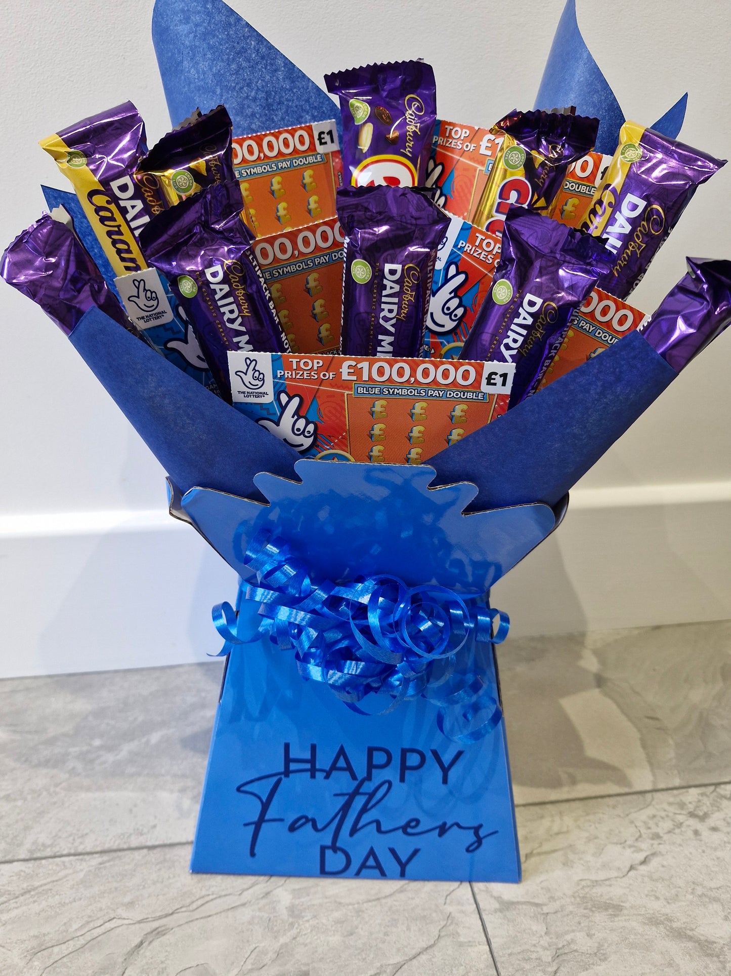 Fathers day scratchcard bouquet