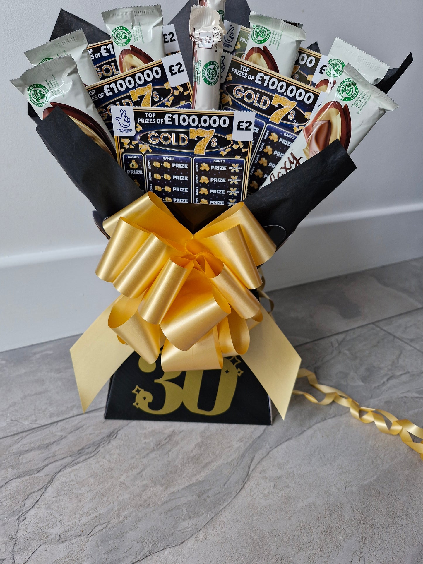 Galaxy Chocolate & Scratchcard Bouquet