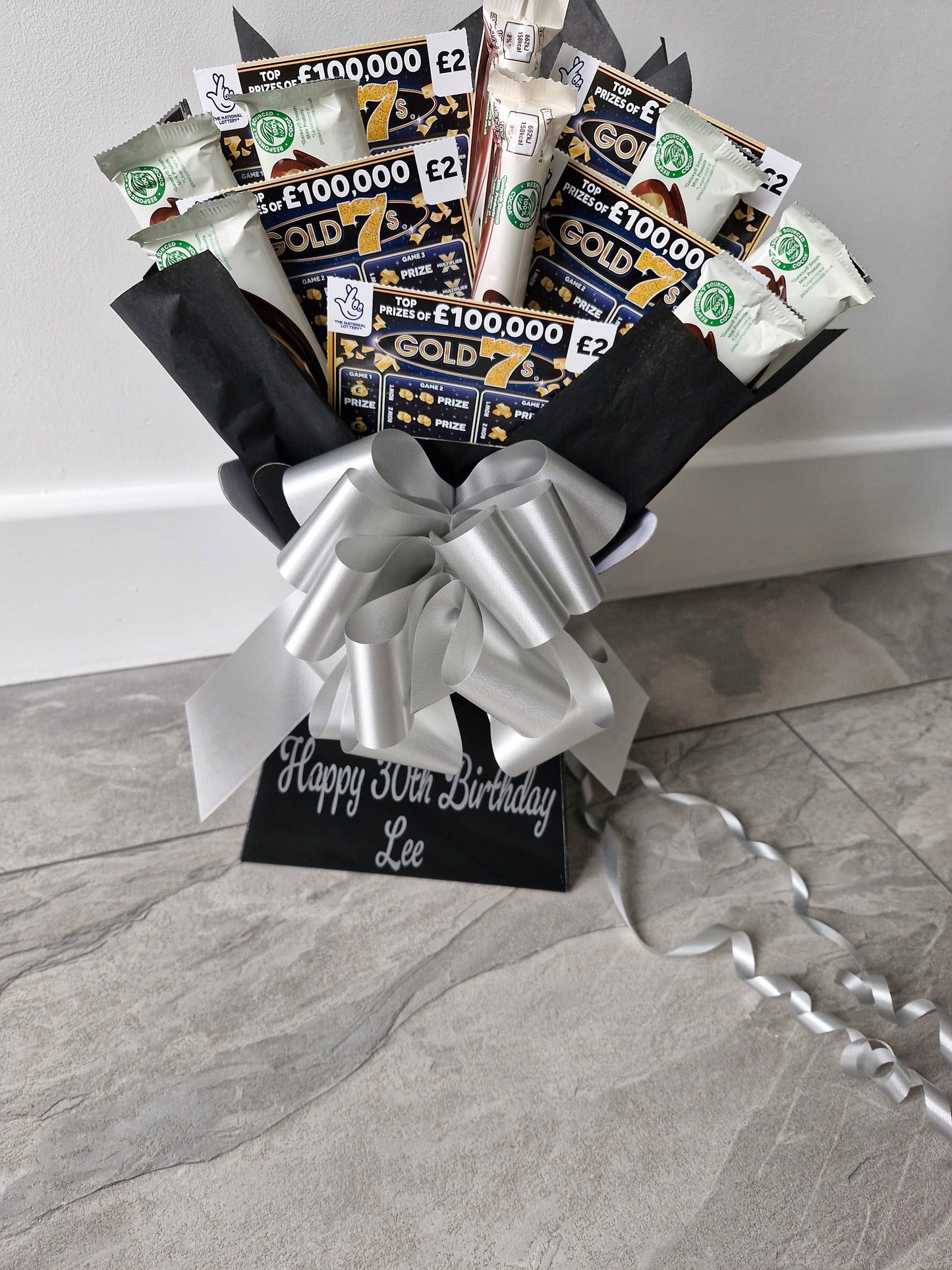 Galaxy Chocolate & Scratchcard Bouquet