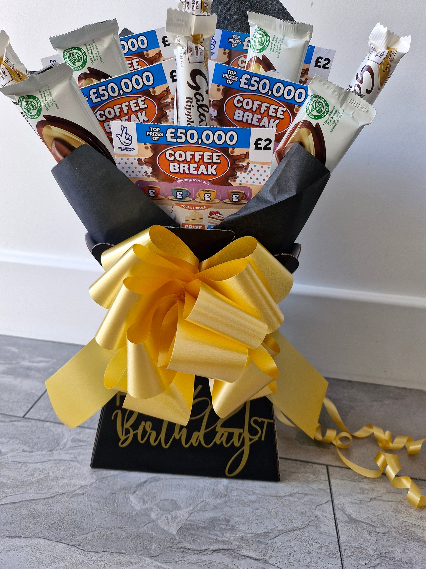 Galaxy Chocolate & Scratchcard Bouquet