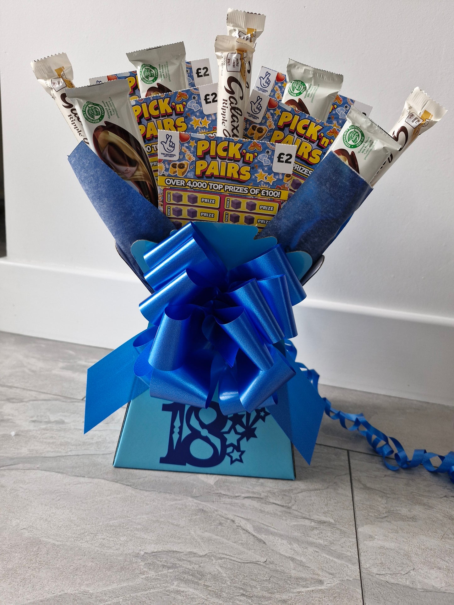 Galaxy Chocolate & Scratchcard Bouquet