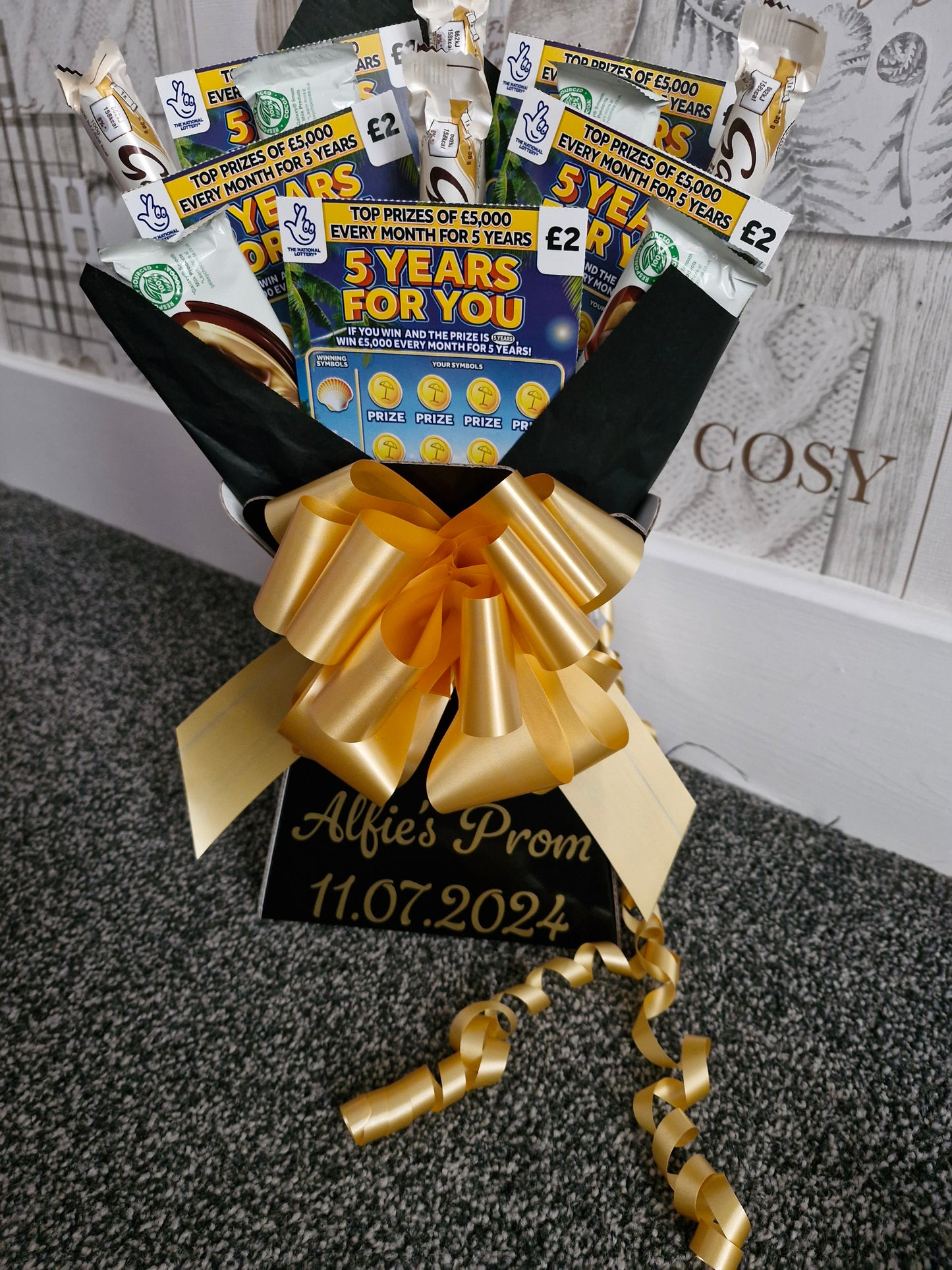 Galaxy Chocolate & Scratchcard Bouquet