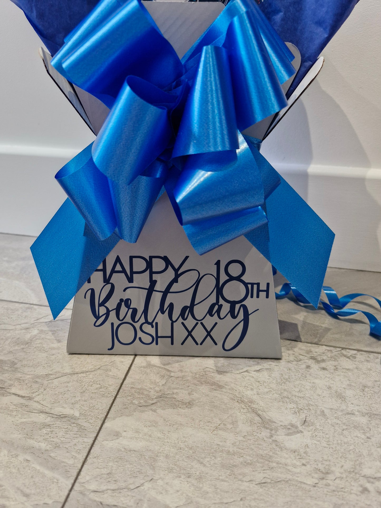 Personalised Full scratch card bouquet