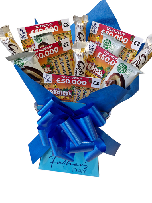 Galaxy Chocolate & Scratchcard Bouquet